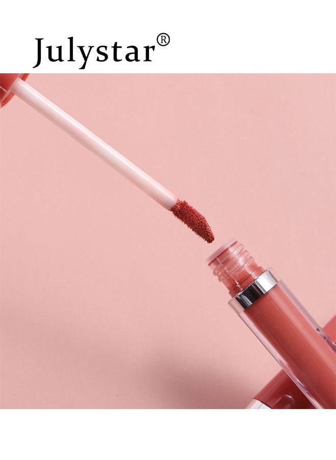 Julystar 6 Colors Matte Liquid Lipstick Makeup Set, Matte Velvety Long-Lasting Wear Non-Stick Cup Not Fade Waterproof Lip Gloss (B)  - Image 4