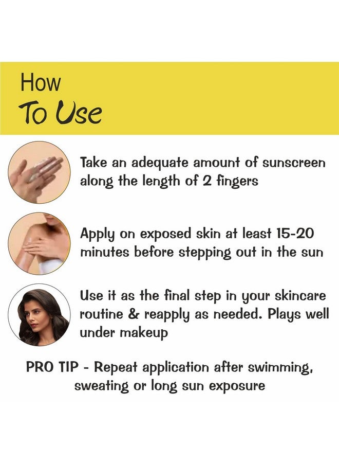 Luvyh Vitamin C Daily Glow Sunscreen SPF 50 100ml - Protects from UV Rays, Brightens Skin, Anti-Aging Formula - Image 5