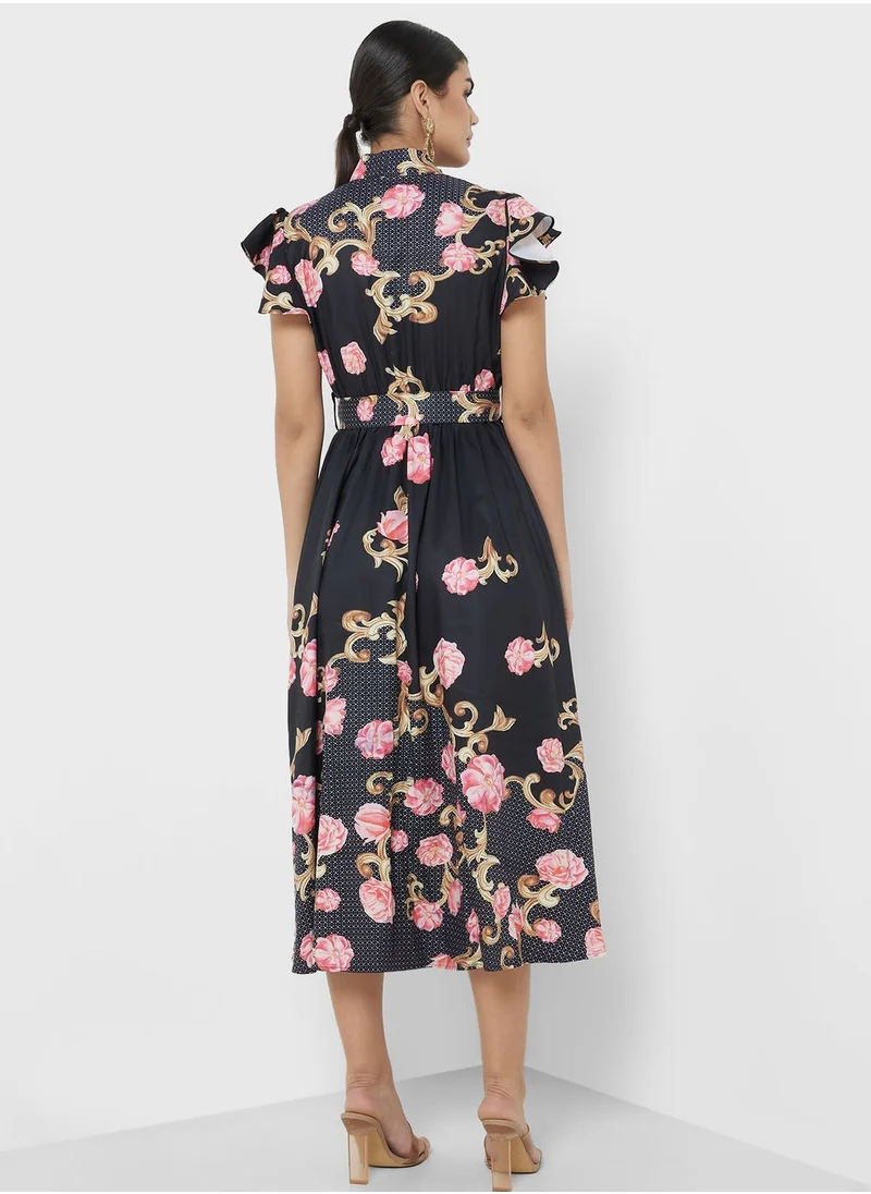 ELLA Floral Print Dress