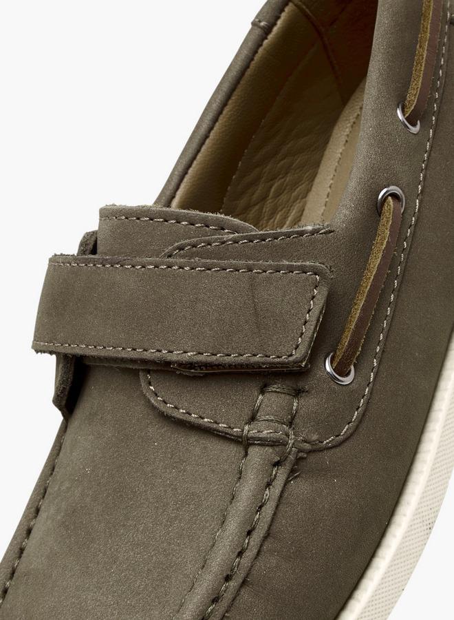 Mister Duchini Boys Hook & Loop Leather Moccasins Ramadan Collection - Image 4