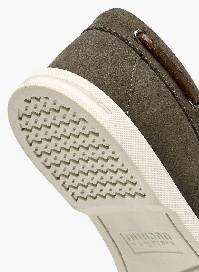 Mister Duchini Boys Hook & Loop Leather Moccasins Ramadan Collection - Image 5