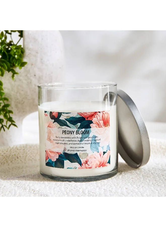 هوم بوكس Aure 18oz Blown Jar with Metal Lid - 10.7x13.2 cm
