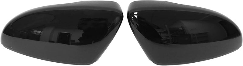 HouYeen Left and Right Gloss Black Rearview Wing Mirror Cover Cap Casing for V-W Beetle CC Eos P-assat Scirocco - Image 1