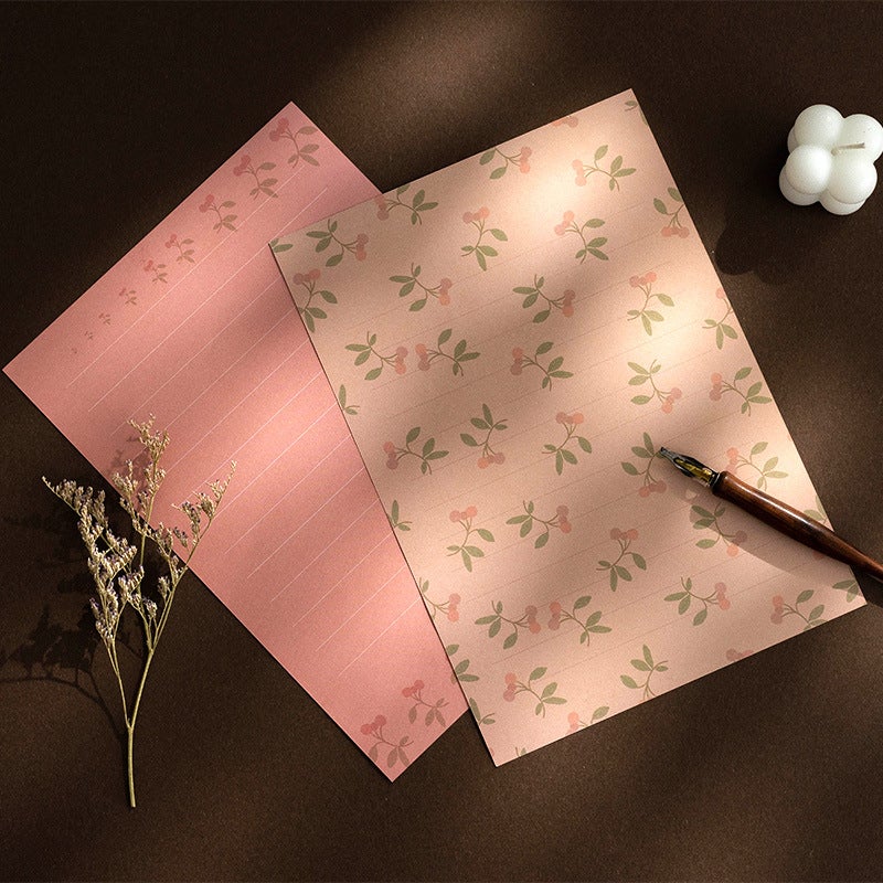 Japanese Style Cute Ins Fresh Student Letterhead Envelope Set Textures Exquisite Gift Letterhead Love Letter Handwriting Paper - Image 4