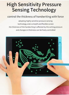 ما بيبي 8.5 بوصة شاشات الكريستال السائل الكتابة على الجدران لوحة ، لوحة الرسم ، لوحة الرسم الإلكترونية ، لوحة الرسم ، لوحة مذكرة مع قفل التبديل ، هدية السفر للأطفال  - Image 4