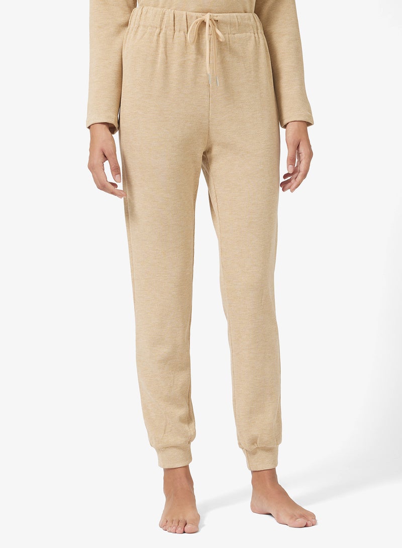 Ginger Basics V Neck Fine Knit Jumper & Pant Set - Image 3