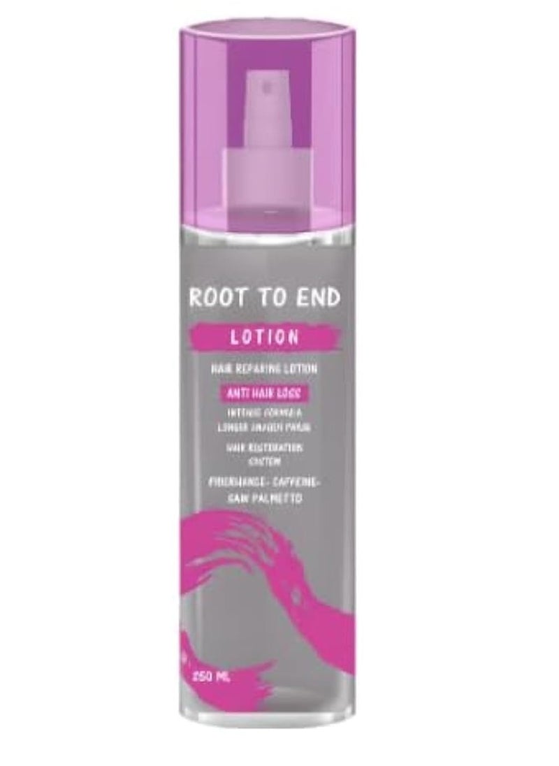ROOT TO END the Original Root To End Hair repairing lotion- Anti Hair Loss lotion 250 ML 