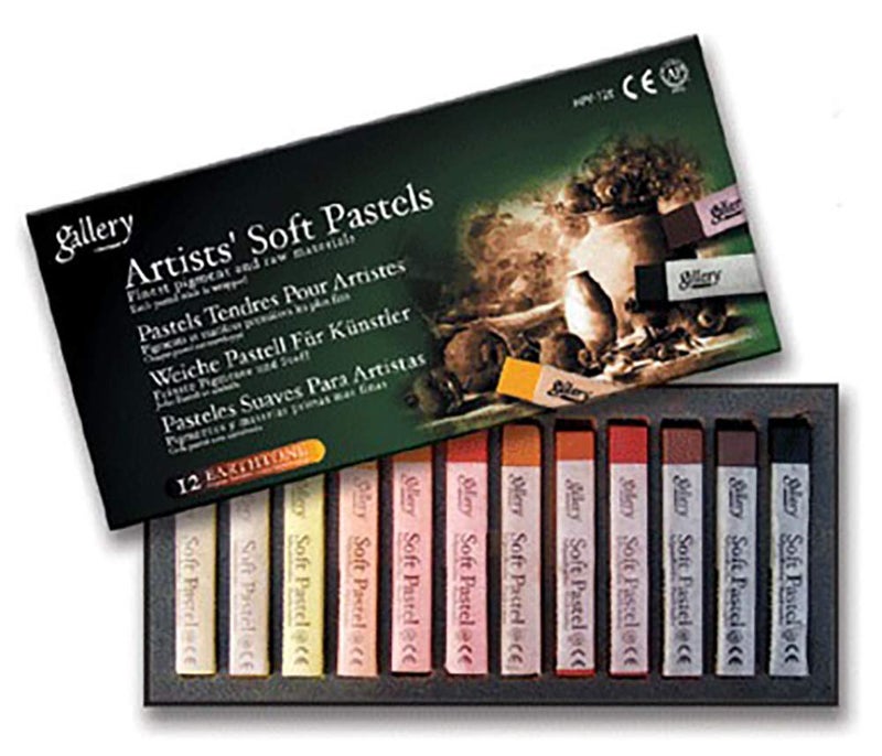 Mungyo Gallery Artists' Soft Pastels - 12 Colors Earth Tone - Image 5