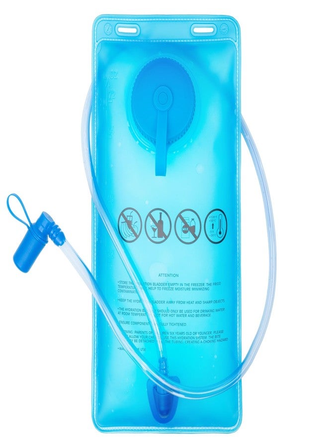 Everfun حقيبة EVERFUN لتر 2 70 أونصة خزان مياه لحقائب الظهر للمشي، حقيبة مياه مانعة للتسرب مع خرطوم قابل للفصل وصمام عضّ عالي التدفق، كيس مياه للدراجات، الجري - Image 1