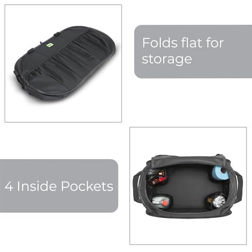 Smart Design Pop Up Trunk Organizer w/ Easy Carry Handles, Side Pockets, & Zipper Top - 23 Inch - Durable Fabric Collapsible Design - Home Organization (Holds 50 lbs.) [Black] - Image 4