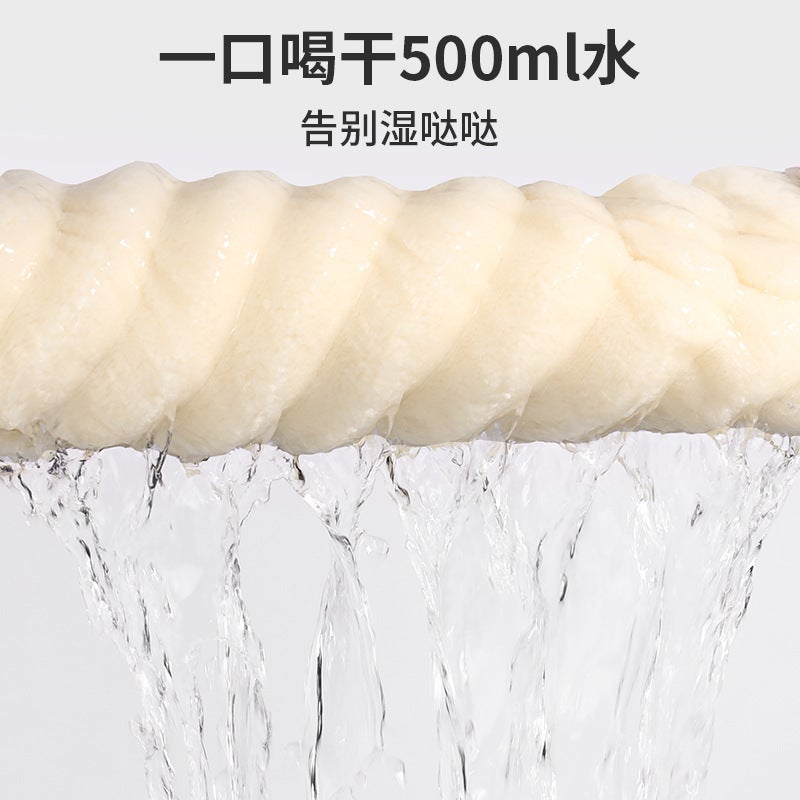 Striped Coral Velvet Bathrobe For Men And Women, Strong Water Absorption, Quick Drying, Thickened, Suitable For All Seasons, Couple'S Nightgown, Adult Bathrobe, Towel - Image 5
