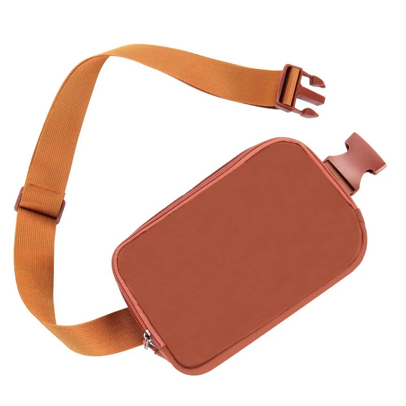 WITROMAN Belt bag Fanny pack crossbody bags for women Everywhere belt bag (Coffee) - Image 1