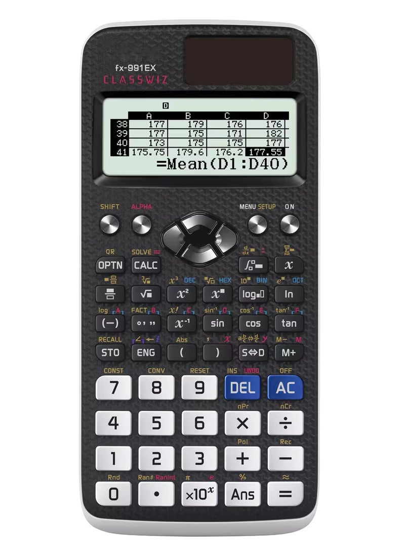 Generic Casio fx-991EX Standard Scientific Calculators Black  - Image 1