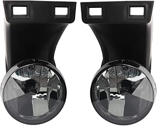 MAYASAF Smoked Lens Fog Light for DODGE Replacement Fog Lamp Assembly Fit 1994-2001 RAM 1500, 1994-2002 RAM 2500, - Image 1