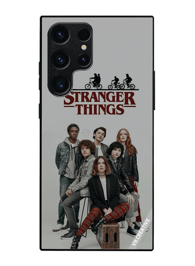 Protective Case Cover For Samsung Galaxy S25 Ultra Strangers Thing Design Multicolour
