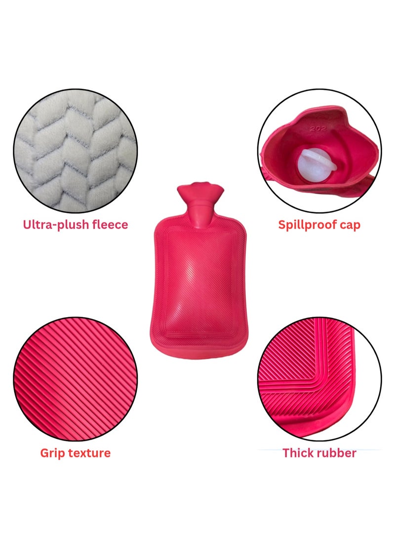 غطاء ناعم ورقيق لدفء آمن ومريح. يحافظ على دفء اليدين والقدمين والسرير في الشتاء. يخفف التشنجات وآلام العضلات وآلام الجسم. قابل لإعادة الاستخدام للكمادات الساخنة أو الباردة. محمول، خالٍ من مادة BPA، وسهل الاستخدام. - Image 2