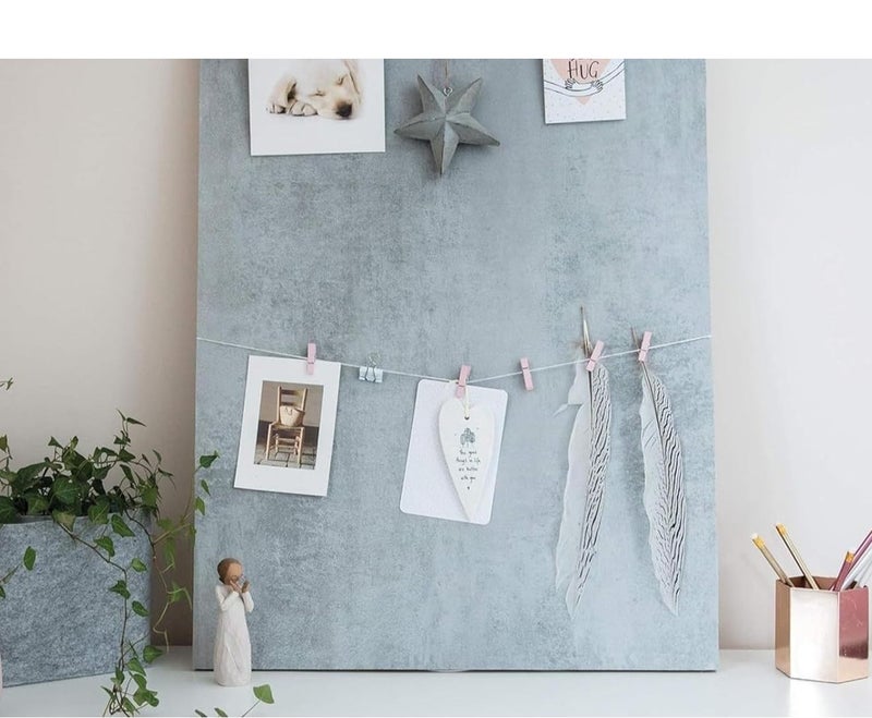 ARS Concrete Countertop Contact Paper for Countertops Table Peel and Stick Wallpaper, Grey, 15.8x197 Inch - Image 4