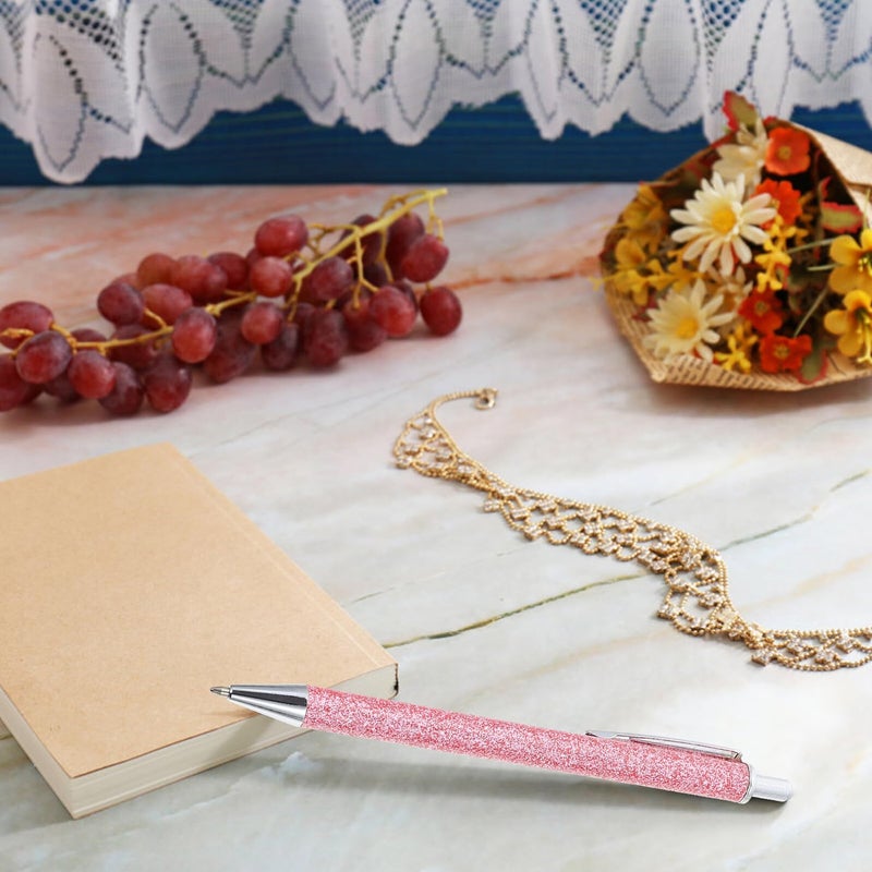 4Pcs Metal Press Type Ballpoint Pen Set Gold Color For Office School And Gifts - Image 4