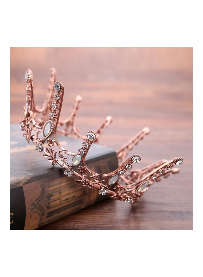 NIBEMINENT Fashion Bride Diamond Crown Multicolour 14.5x6x6cm - Image 2