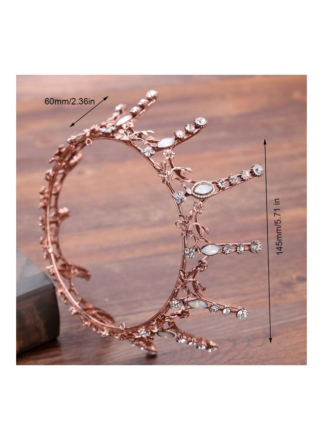 NIBEMINENT Fashion Bride Diamond Crown Multicolour 14.5x6x6cm - Image 5