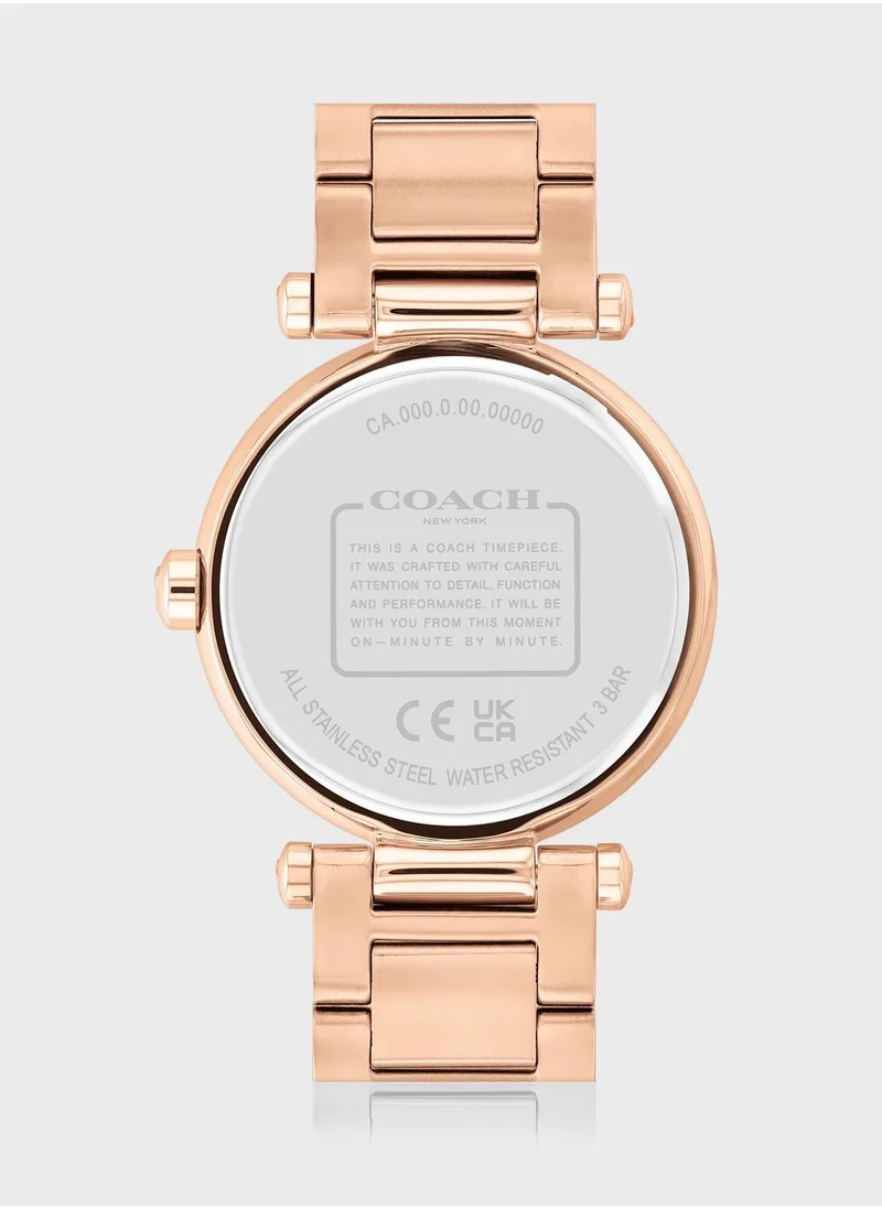 COACH Steel Strap Analog Watch