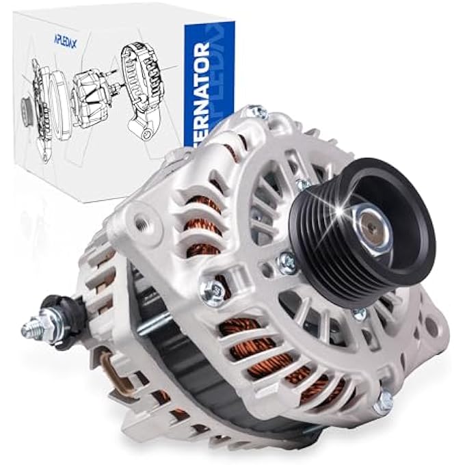 APLEDAX High Output Alternator For/NISSAN ALTIMA 2007-2010 MAXIMA 2009 2010 MURANO 2009-2014 V6 3.5L 11341 23100-1AA1A 23100-1AA1B 23100-JA11A 23100-JA11AR 2310M-JA11BRW A003TJ1791 - Image 1