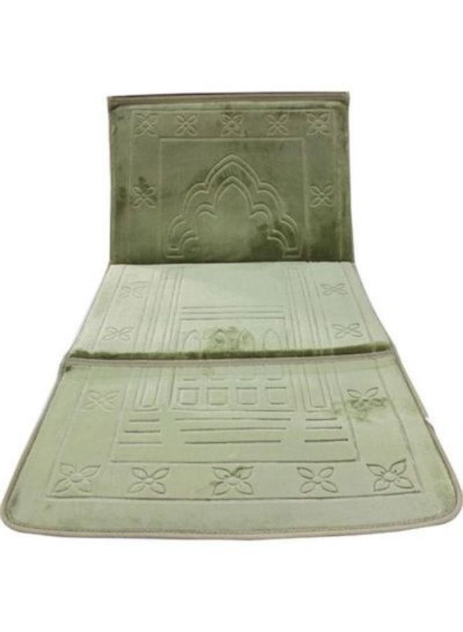 سجادة صلاة قابلة للطي خضراء - Image 2