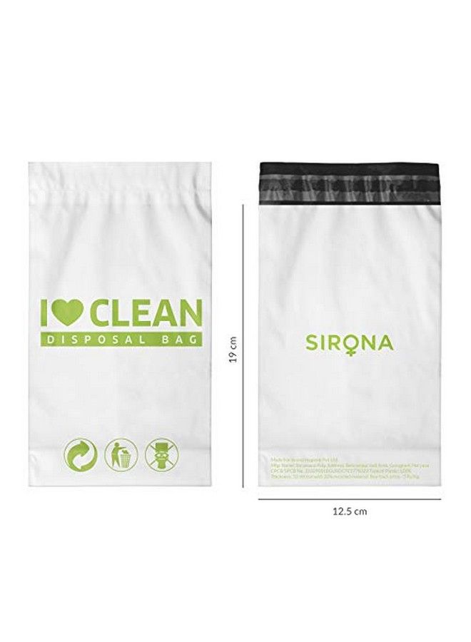 Sirona Sanitary Disposable Bags 45 Bags ; For Discreet Disposal Of Tampons Condoms Sanitary Pads Panty Liner And Personal Hygiene Waste - Image 4