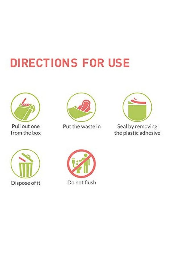 Sirona Sanitary Disposable Bags 45 Bags ; For Discreet Disposal Of Tampons Condoms Sanitary Pads Panty Liner And Personal Hygiene Waste - Image 5