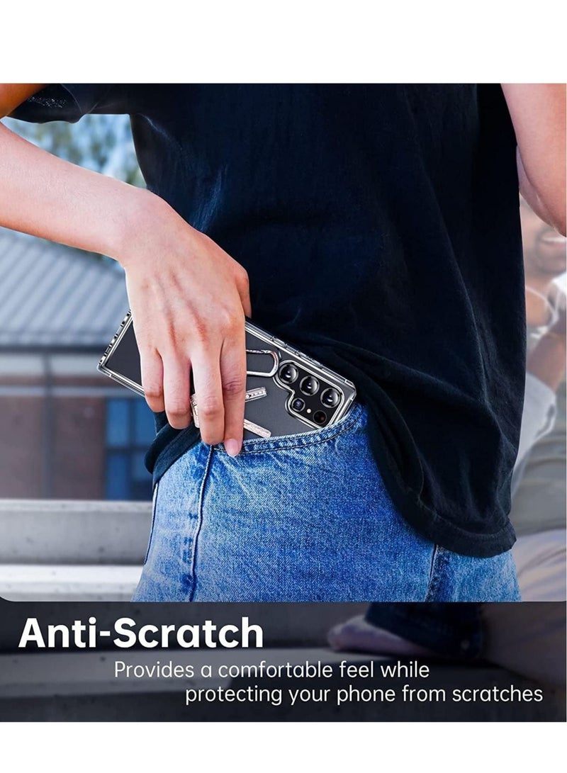 ELTRAZONE [5-in-1] for Samsung Galaxy S22 Ultra Case,2 Packs Camera Lens Protector + 2 Packs Soft Screen Protector,Matte-Finish, All-Round Protection, Shockproof, Anti-Scratches Kit for Galaxy S22 Ultra 5G - Image 4