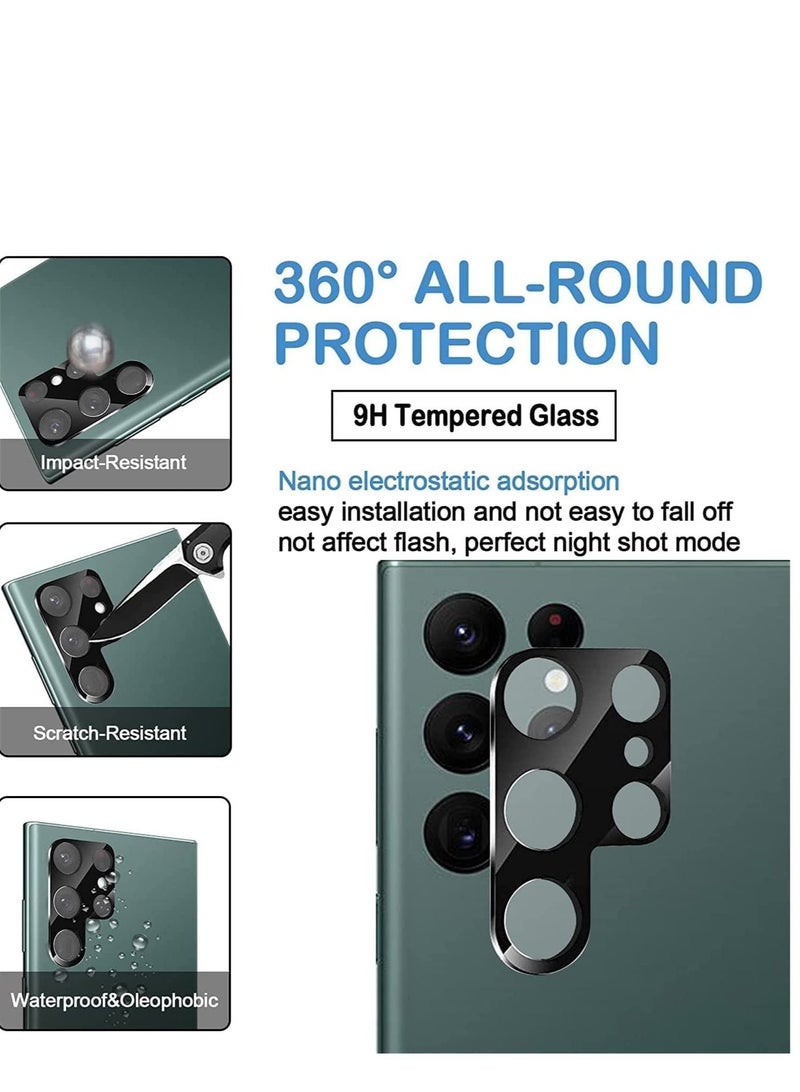 ELTRAZONE [5-in-1] for Samsung Galaxy S22 Ultra Case,2 Packs Camera Lens Protector + 2 Packs Soft Screen Protector,Matte-Finish, All-Round Protection, Shockproof, Anti-Scratches Kit for Galaxy S22 Ultra 5G - Image 5