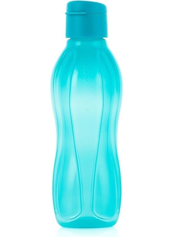 Tupperware زجاجة إيكو+ للشرب غطاء سهل 500 مل زرقاء 