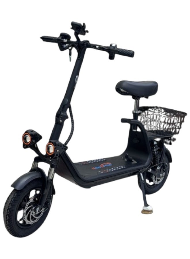 نيو سبيد سكوتر ابو سلة الحجم الكبير 48 فولت