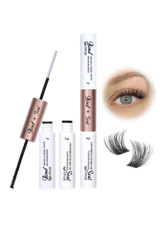 ALICROWN HAIR Lash Bond And Seal Eyelash Glue Strong Hold Lash Glue And Sealant Waterproof Long Lasting Eyelash Bond For Diy Eyelash Extensions  - Image 1