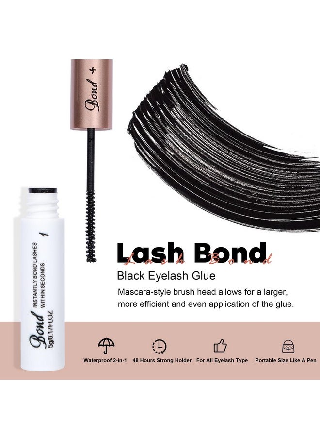 ALICROWN HAIR Lash Bond And Seal Eyelash Glue Strong Hold Lash Glue And Sealant Waterproof Long Lasting Eyelash Bond For Diy Eyelash Extensions  - Image 2