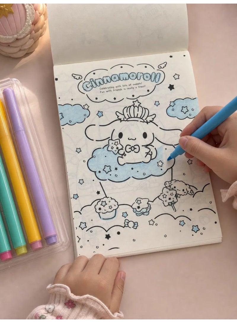 Hello Kitty English: Sanrio Characters Coloring & Drawing Book for Kids — Hello Kitty, My Melody, Cinnamoroll, Kuromi - Image 4