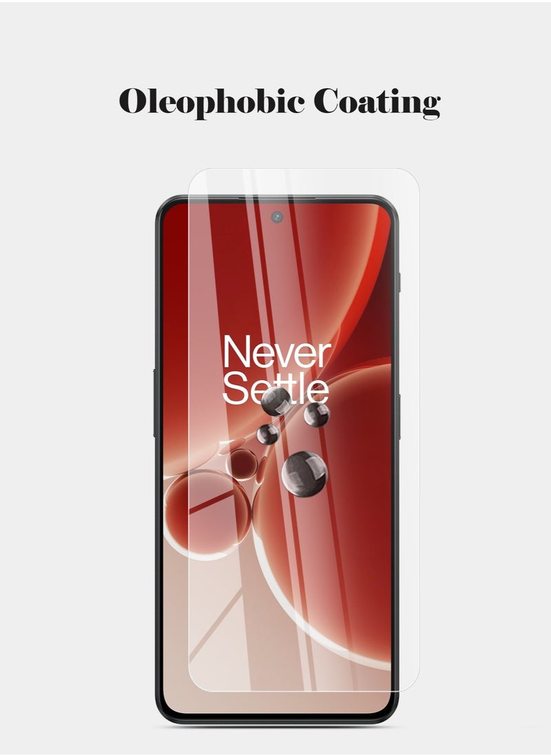 Techie - OnePlus Nord 3 Case and Screen Protector Combo Pack 2 in 1 - Transparent TPU Bumper Case with HD Tempered Glass Screen Protector - Image 1