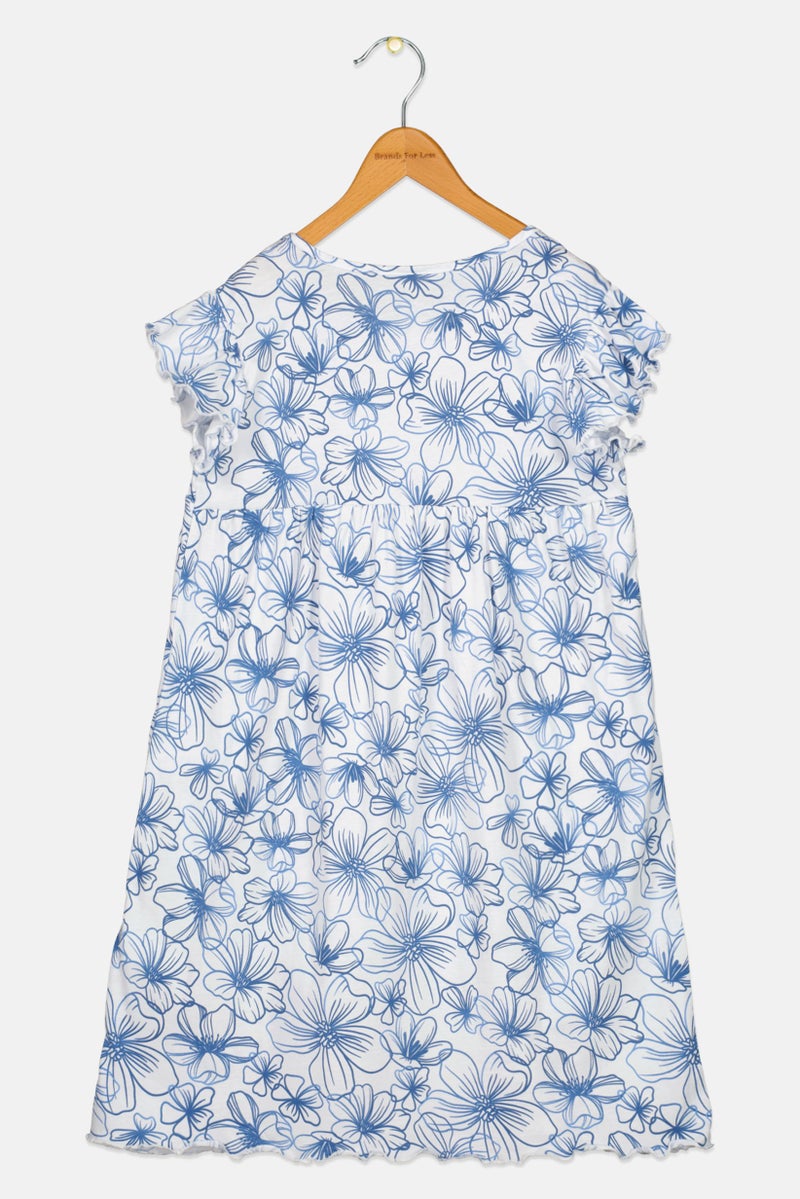 DeFacto Kids Girl Floral Print Casual Dress, Multicolor  - Image 2