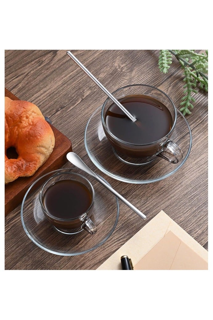 4 PCS Coffee Spoons Long Handle Coffee Stirrers Small Tea Spoons Mini Espresso Spoons, Coffee Bar Accessories - Image 4