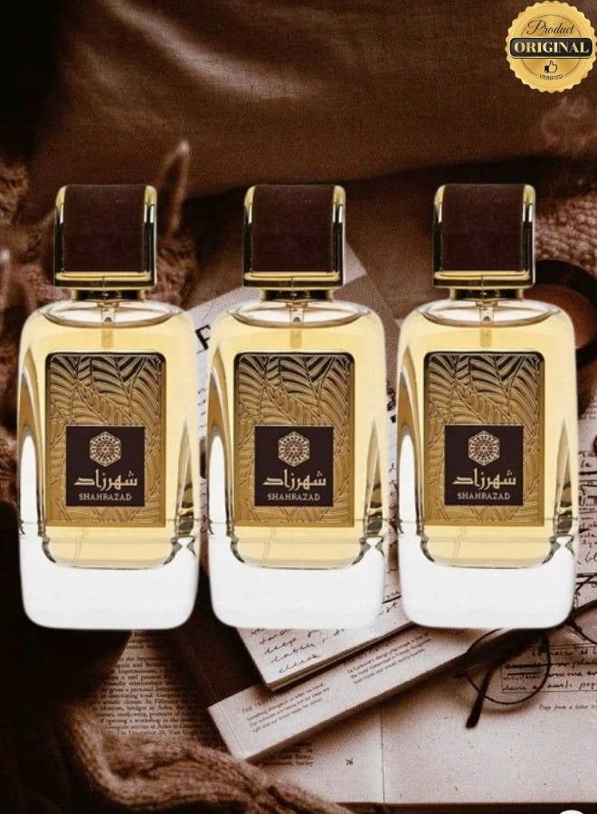 Lattafa 3 Pieces Shahrazad Perfume For Women 100ml EDP - Image 1