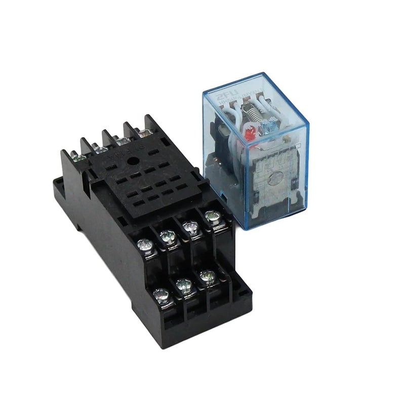 MY4NJ Mini Power Relay 14 Pin 4NO 4NC 12 220V DC Coil DIN Rail Mount - Image 5