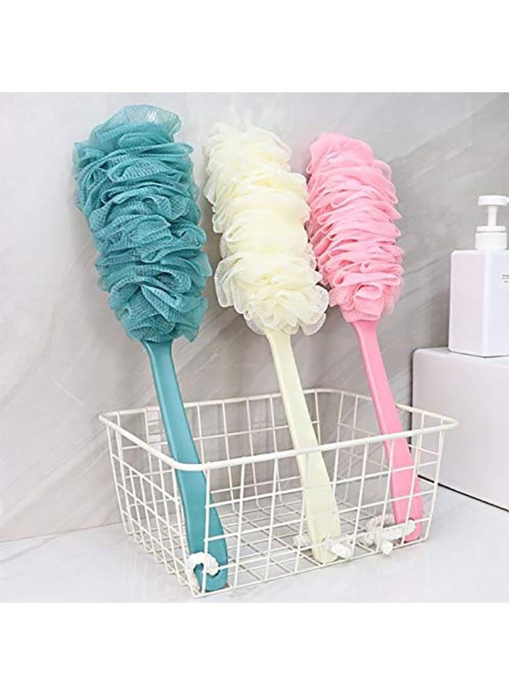 Rubik Body Brush with Long Handle, 2 Pack Soft Mesh Bath Shower Scrubber for Men & Women (Green)  - Image 3