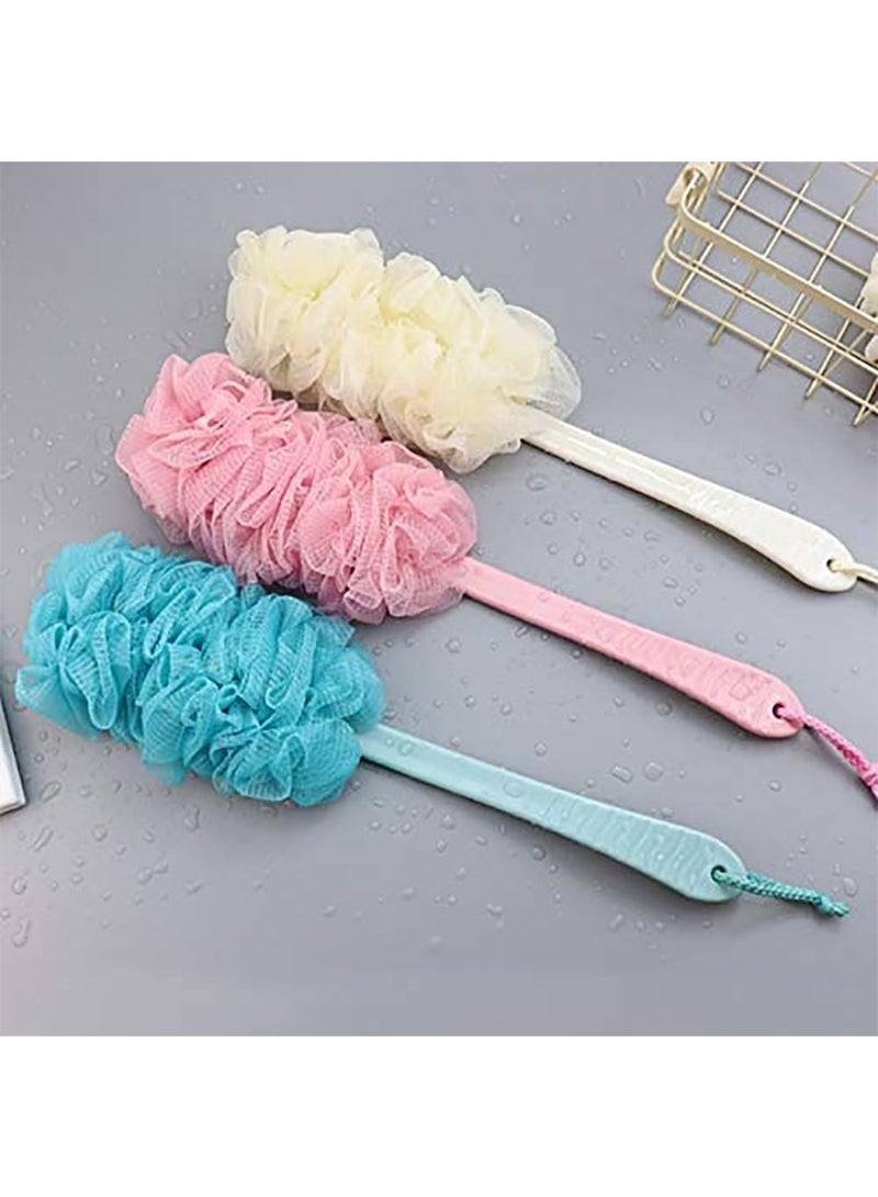 Rubik Body Brush with Long Handle, 2 Pack Soft Mesh Bath Shower Scrubber for Men & Women (Green)  - Image 5