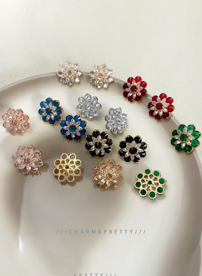 Take Two Flower Stud Earrings - Image 3