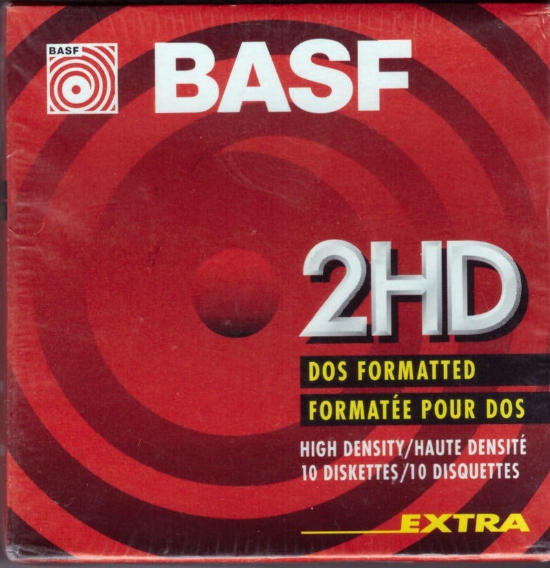 BASF Diskettes New 2hd DOS Double Sided 3.5 - Image 1