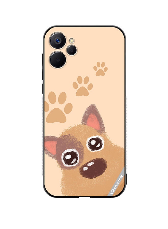 VR CREATIVE Protective Case Cover For Realme 9i 5G Cute Doggie Design Multicolour - Image 1