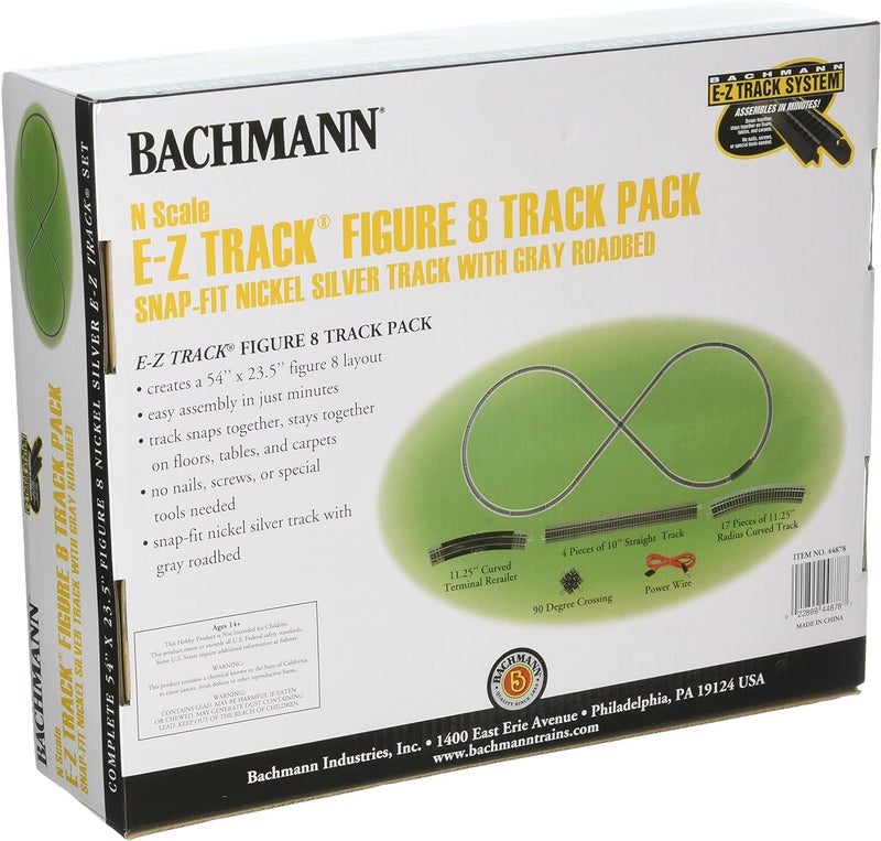 Bachmann Figure 8 E-Z Track Pack - N Scale Train, 44878 - Image 5