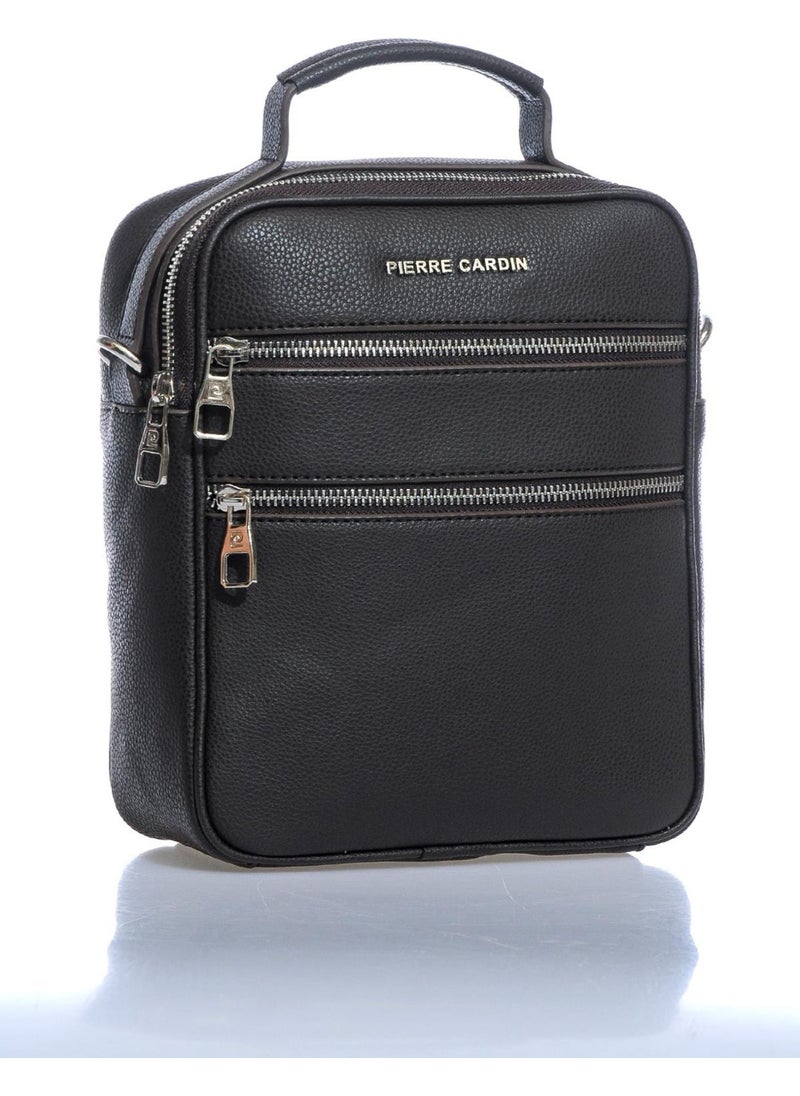 pierre cardin - Pierre Cardın 01PC001171-F Kh Brown Men's Handbag - Image 1