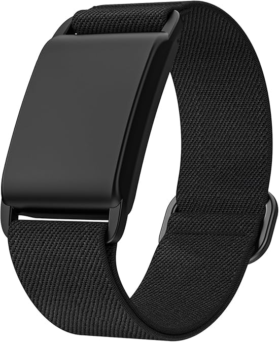 Tech Trendz TechTrendz Stretchy Solo Loop Replacement Strap for Whoop 4.0 Adjustable Soft Sport Nylon Elastic Braided Bands Compatible with Whoop 4.0, Durable Sleep, Wearable Health, Fitness & Activity Tracker (Device Not Included) (Matte Black) - Image 1