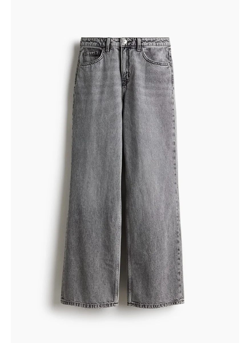 H&M Wide High Jeans